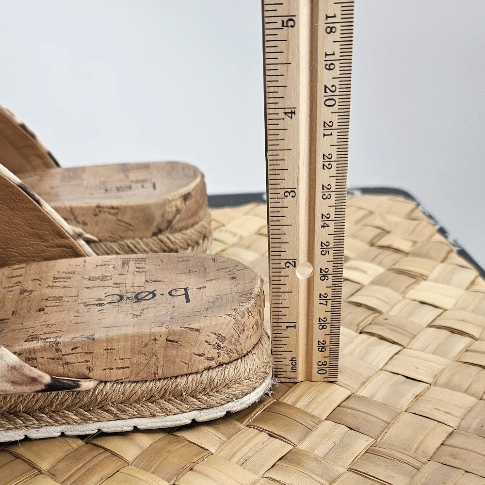 b.o.c. Women's Leopard Print Sandals - Picture 6 of 13